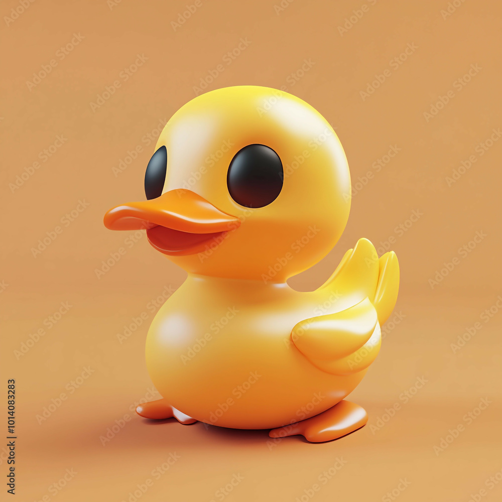 3D Duck Icon: Waterfowl and Farm Bird Illustration Logo 3D Duck Icon: Waterfowl and Farm Bird Illustration Logo