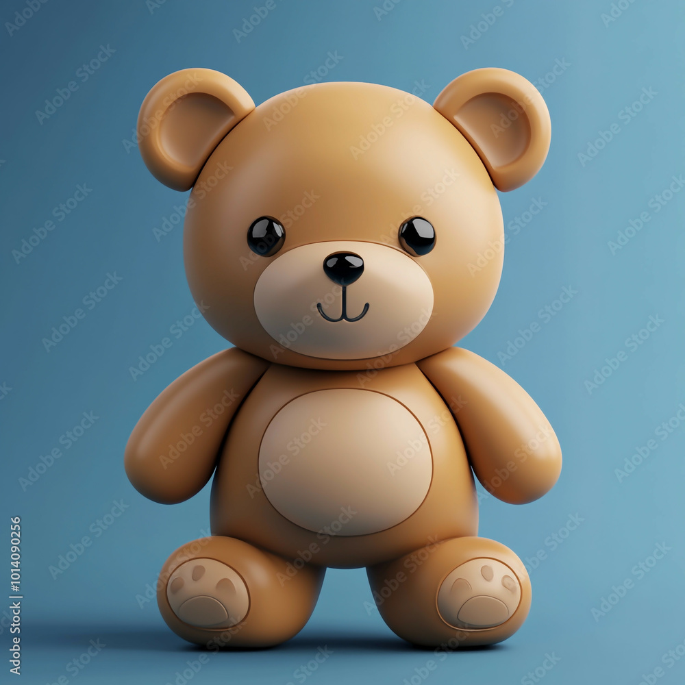 3D Teddy Bear Icon: Classic and Cuddly Toy Illustration Logo 3D Teddy Bear Icon: Classic and Cuddly Toy Illustration Logo
