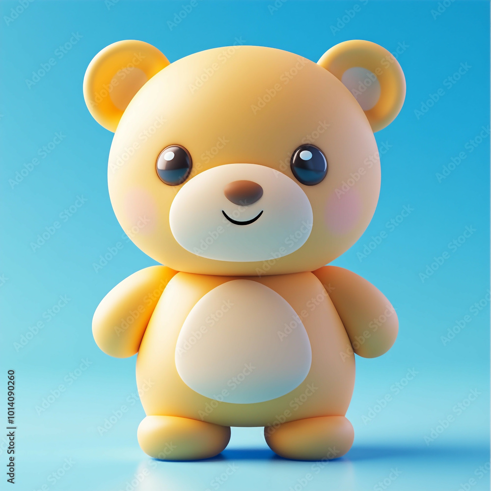3D Teddy Bear Icon: Classic and Cuddly Toy Illustration Logo 3D Teddy Bear Icon: Classic and Cuddly Toy Illustration Logo