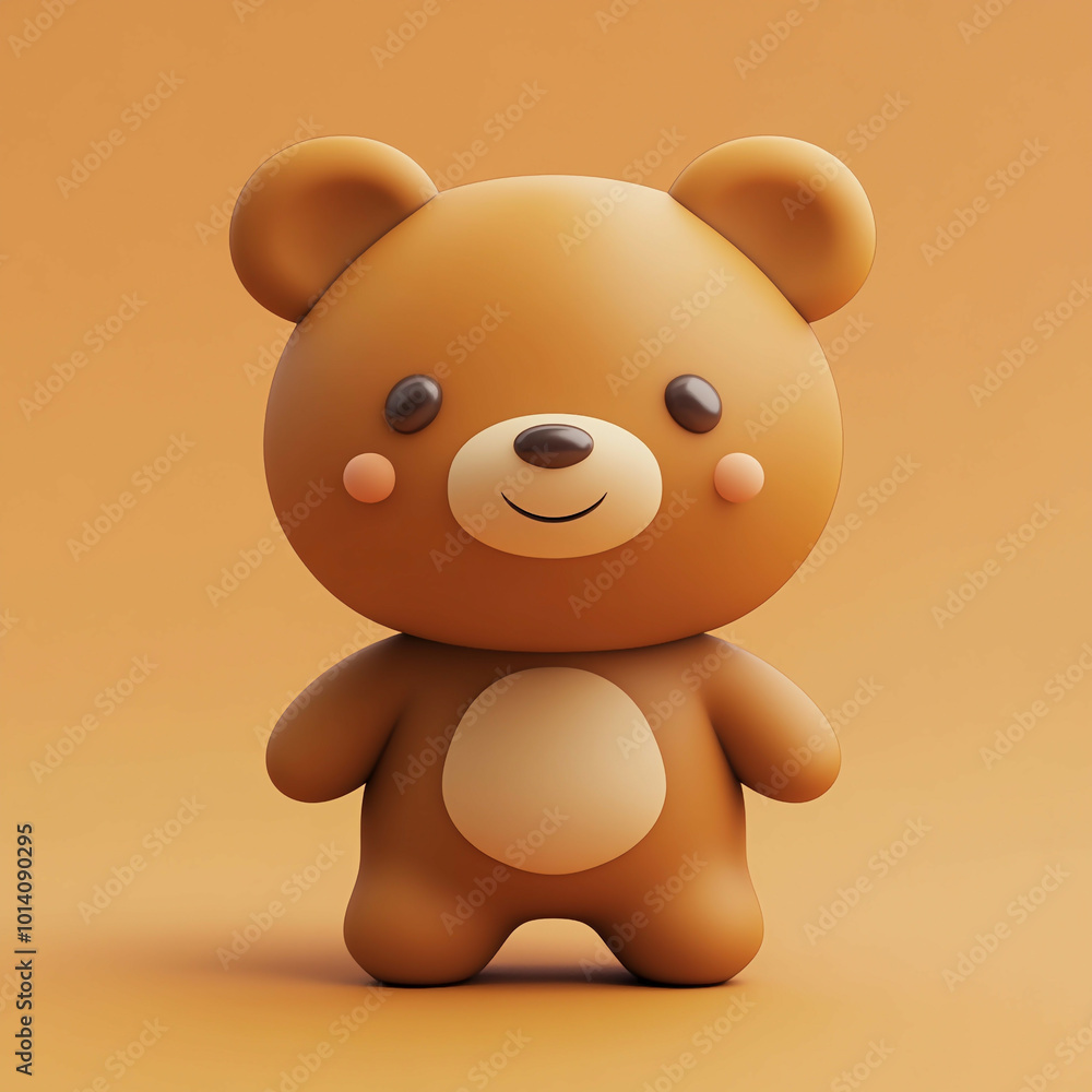 3D Teddy Bear Icon: Classic and Cuddly Toy Illustration Logo 3D Teddy Bear Icon: Classic and Cuddly Toy Illustration Logo
