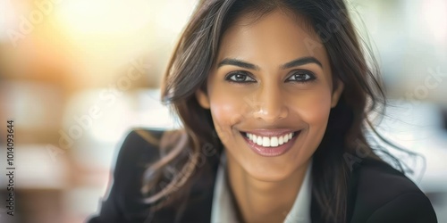 Joyful woman using a tablet for team meetings, discussions, and planning with colleagues. Emphasizing digital technology and collaboration in project management