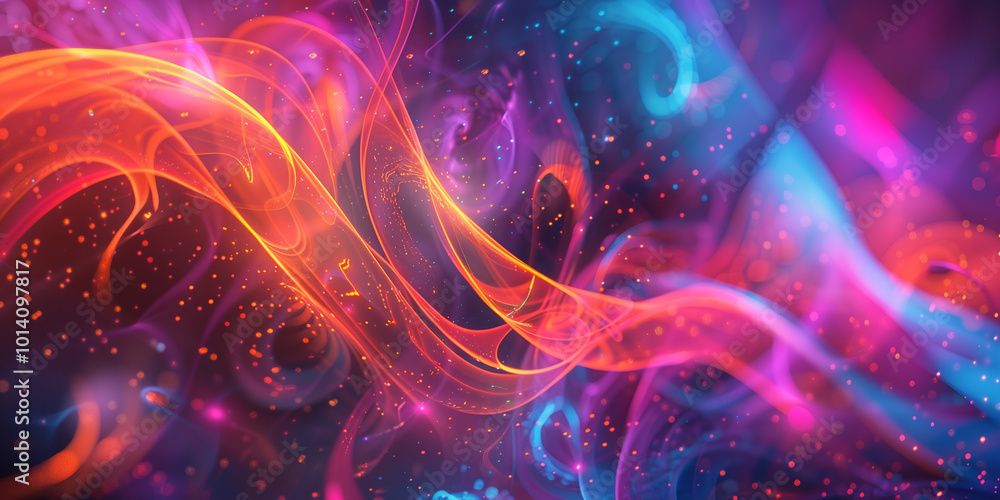Abstract technology art Futuristic background energy wave shape lines. Place for text graphics concept design. Template poster invitation flyer banner email header. Horizontal. Generative Ai content Abstract technology art Futuristic background energy wave shape lines. Place for text graphics concept design. Template poster invitation flyer banner email header. Horizontal. Generative Ai content