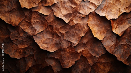 Dried brown leaves background