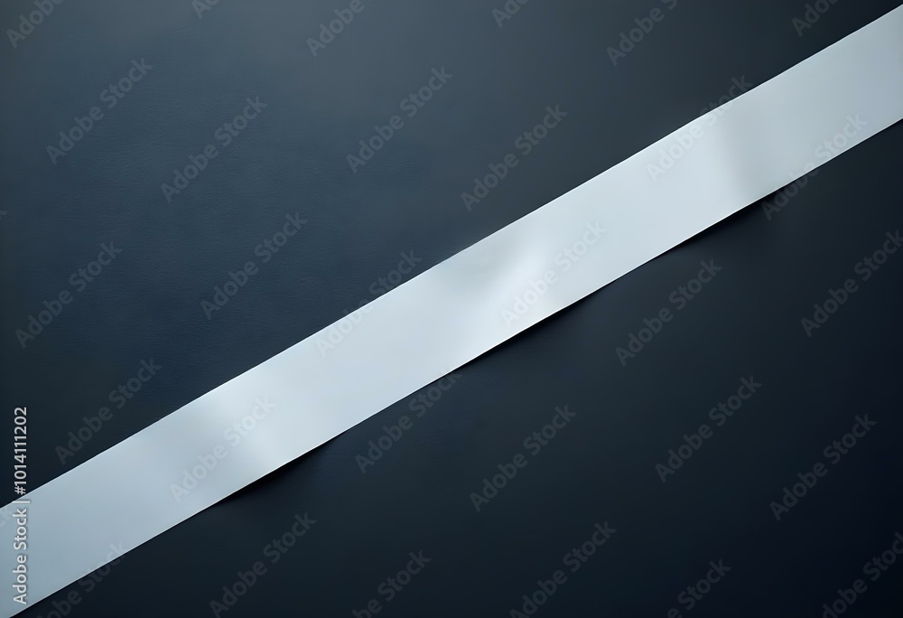 a strip of matte adhesive tape placed diagonally on a dark slate background, with a soft light illuminating it create with ai a strip of matte adhesive tape placed diagonally on a dark slate background, with a soft light illuminating it create with ai