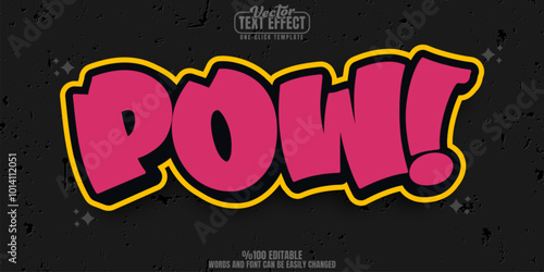 Graffiti editable text effect, customizable street and urban 3d font style