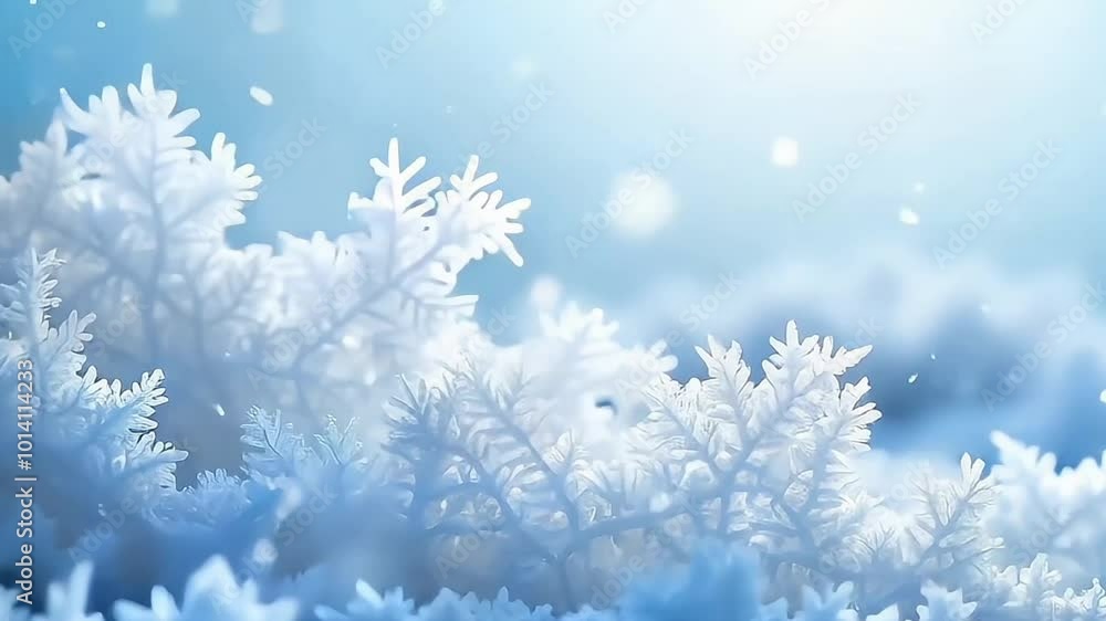 Winter snow background with beautiful snowflakes, new year background, christmas background Winter snow background with beautiful snowflakes, new year background, christmas background