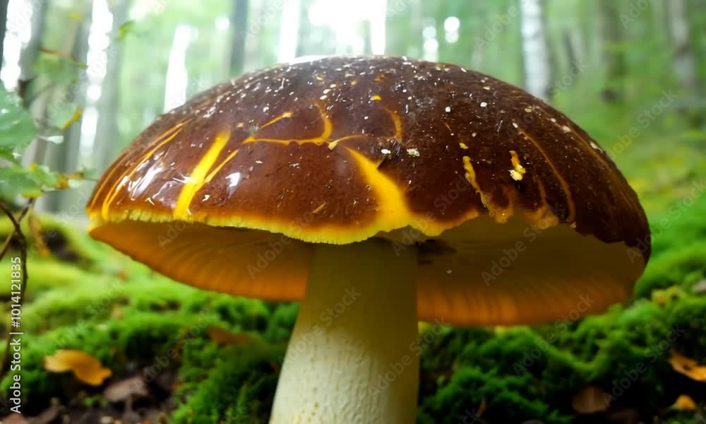 mushrooms in the forest mushrooms in the forest