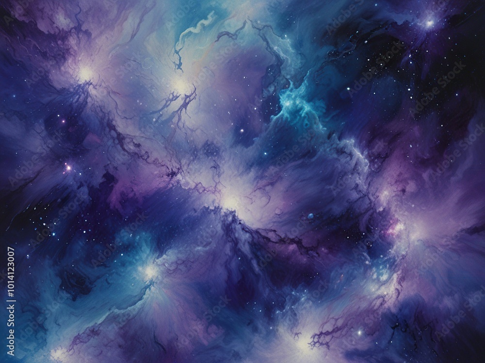 Obraz premium background with stars