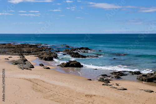 Rocks at the North end of the beach - Apollo Bay, Victoria, Australia