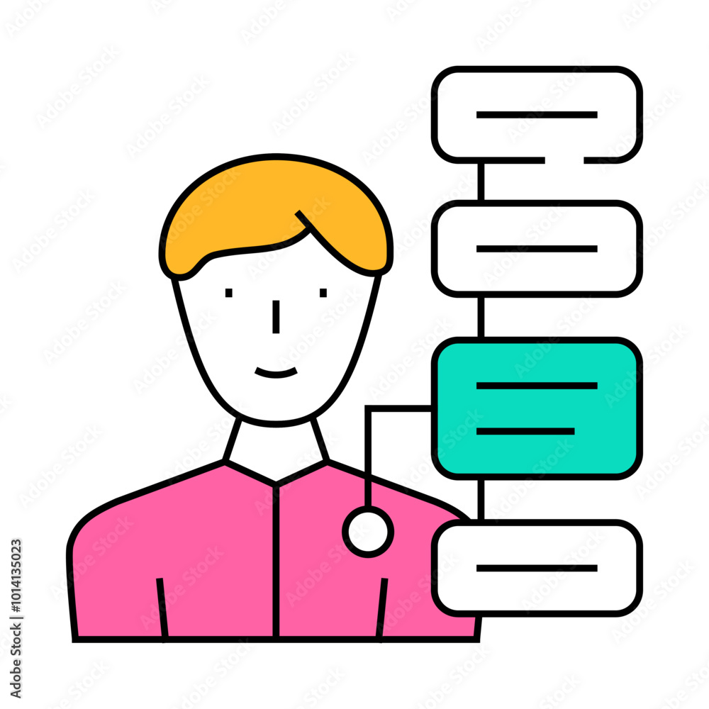human qualities line icon vector. human qualities sign. isolated symbol illustration human qualities line icon vector. human qualities sign. isolated symbol illustration