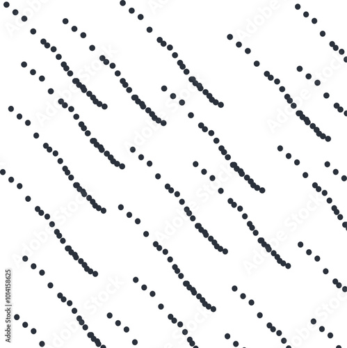Texture in the form of individual diagonal stripes consisting of dots. Imitation of a colony of bacteria, microbes or mold spores.