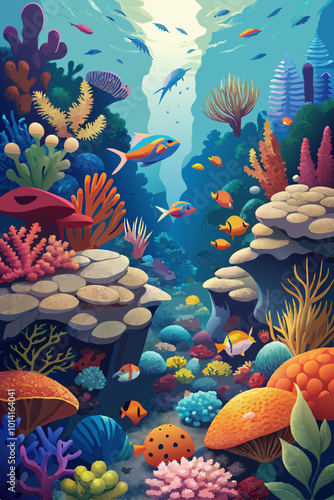 tropical coral reef
