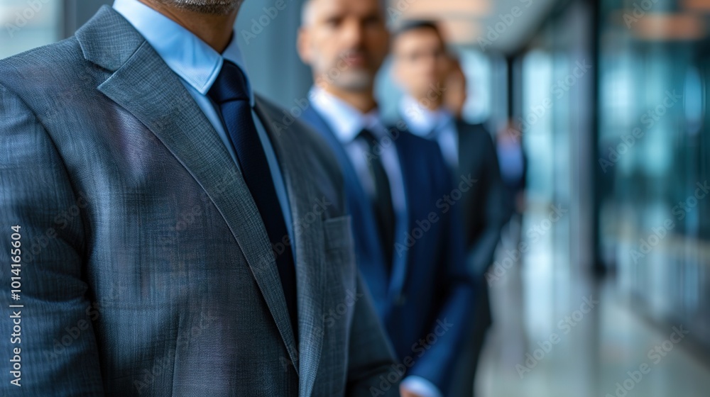 A close-up of a diverse group of professionals in business attire standing in a modern office lobby. diverse,multicultural,inclusive,equitable,expertise,skill, DEIB A close-up of a diverse group of professionals in business attire standing in a modern office lobby. diverse,multicultural,inclusive,equitable,expertise,skill, DEIB