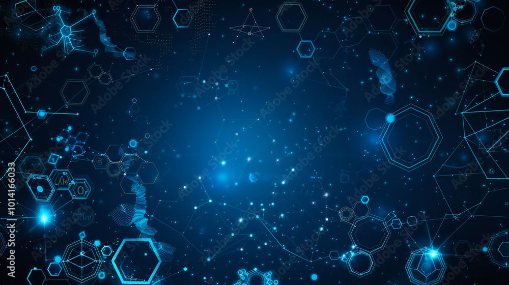 Hexagon Science and Chemistry Beautiful Molecular Arrays Hexagon Science and Chemistry Beautiful Molecular Arrays