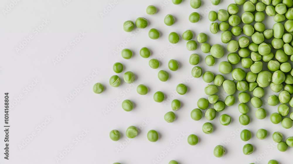 Peas isolated on white background Peas isolated on white background