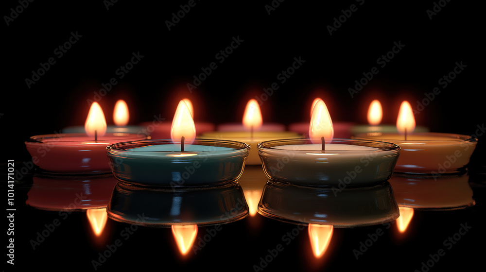 Traditional Deepak Lights Casting a Warm Glow for Diwali Festival Traditional Deepak Lights Casting a Warm Glow for Diwali Festival
