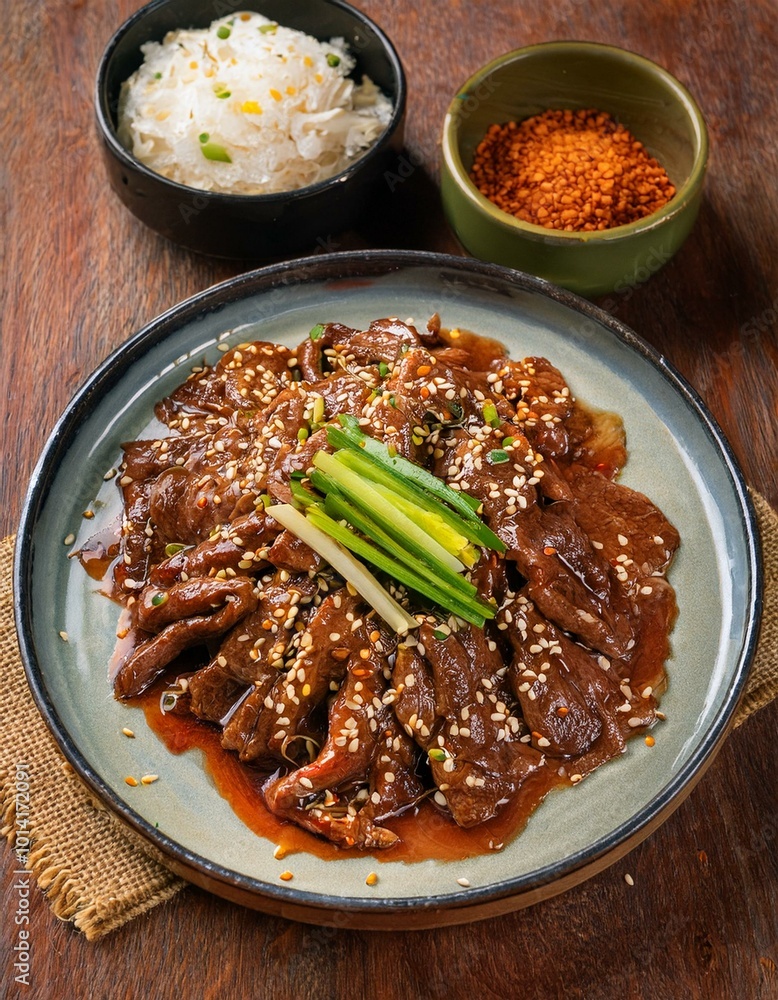 Beef stir fry with sesame seeds Beef stir fry with sesame seeds