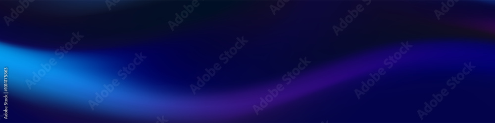Obraz premium Blue Glow Abstract Banner