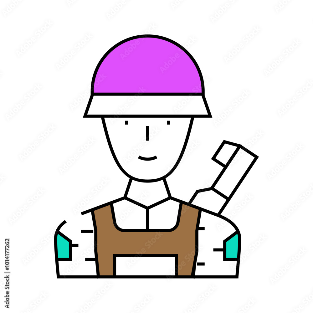 army male line icon vector. army male sign. isolated symbol illustration army male line icon vector. army male sign. isolated symbol illustration