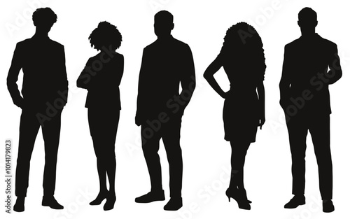 People silhouettes 127