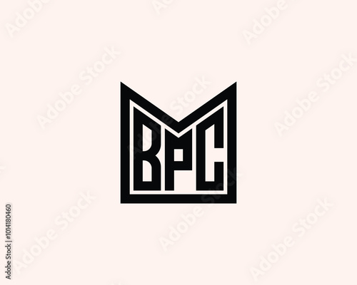 BPC logo design vector template. BPC