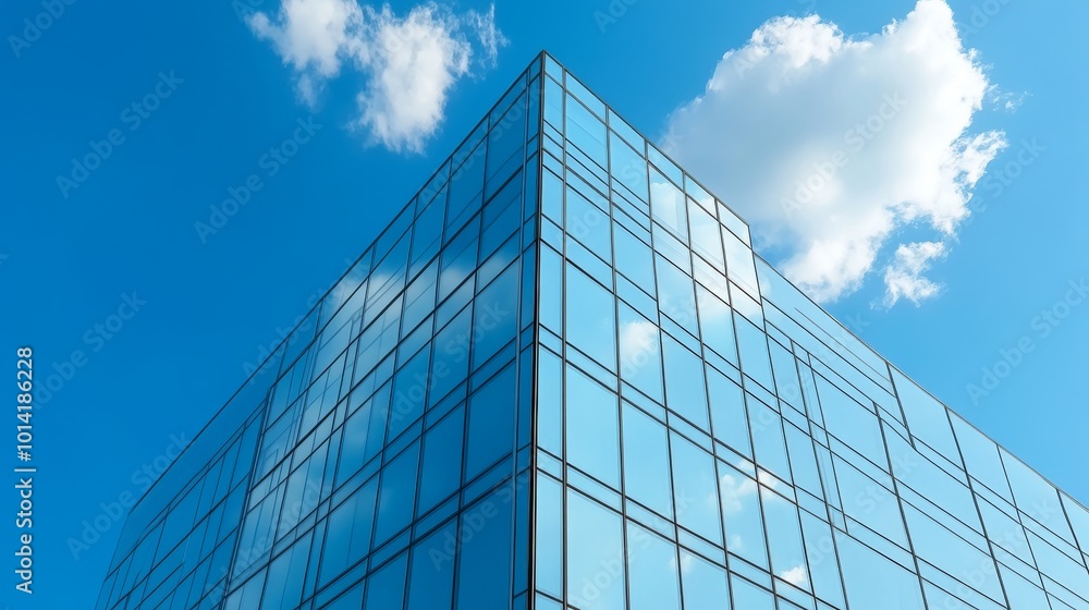 Modern Glass and Iron Office Building with Sleek Architecture, showcasing innovation, transparency, and progress. Represents corporate success, urban development, and contemporary design. Modern Glass and Iron Office Building with Sleek Architecture, showcasing innovation, transparency, and progress. Represents corporate success, urban development, and contemporary design.