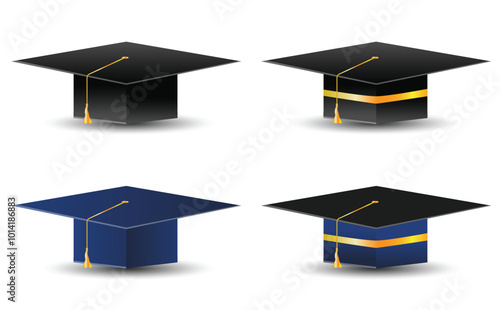 graduation cap vector icon