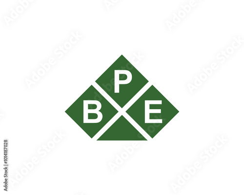 BPE logo design vector template. BPE