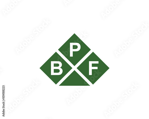 BPF logo design vector template. BPF