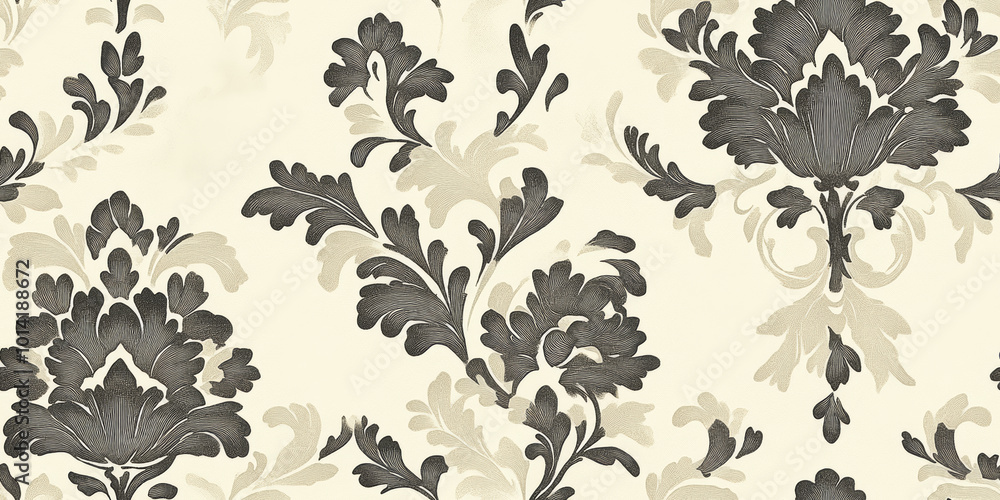 Retro style floral texture art background Retro style floral texture art background