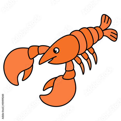 illustration of lobster