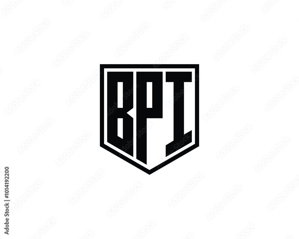 BPI logo design vector template. BPI BPI logo design vector template. BPI