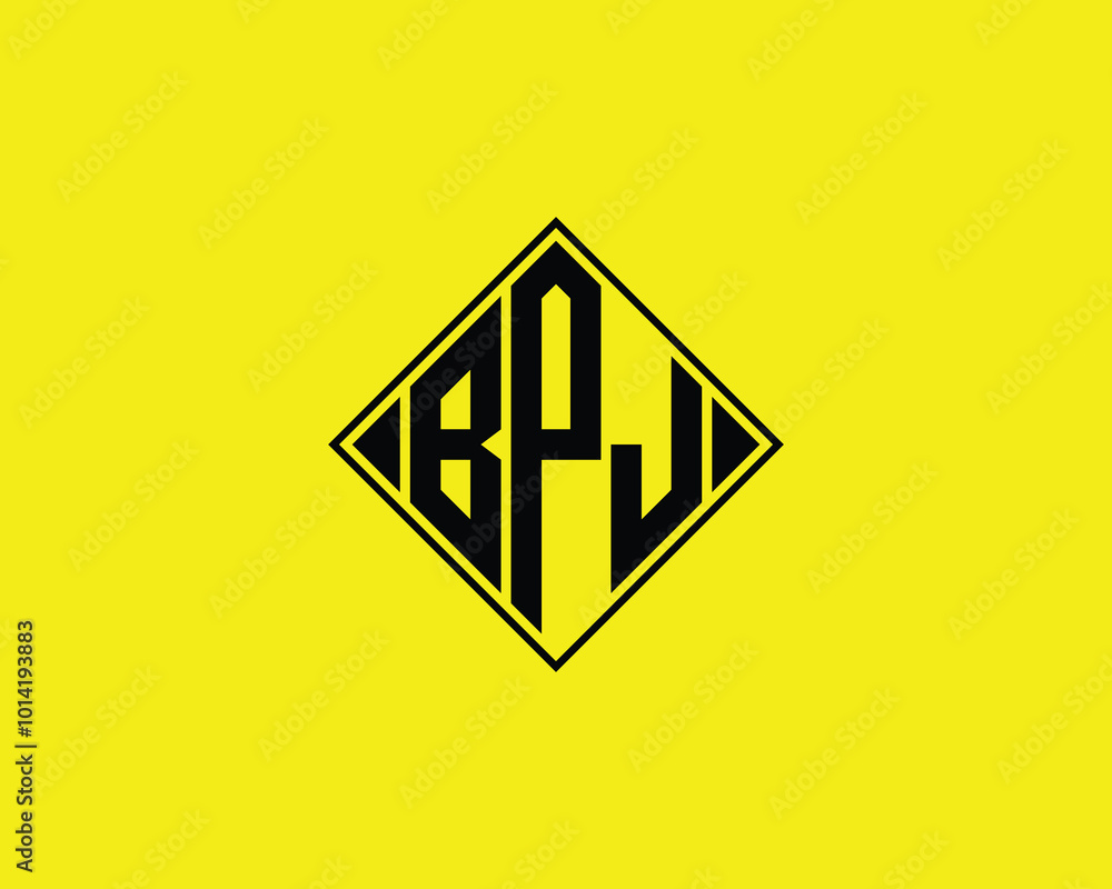 BPJ logo design vector template. BPJ BPJ logo design vector template. BPJ