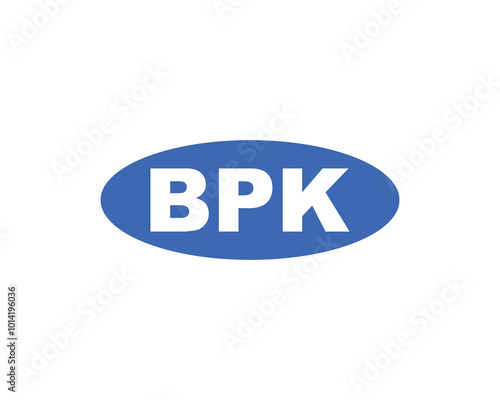 BPK logo design vector template. BPK