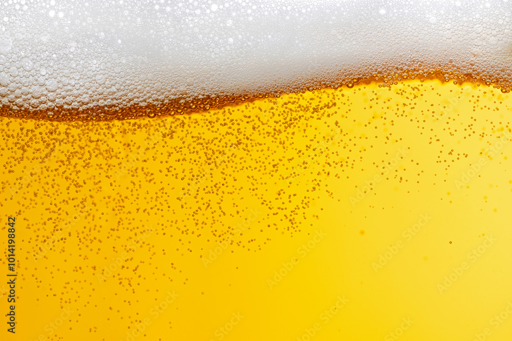 Macro photography of beer and beer bubbles. Macro photography of beer and beer bubbles.
