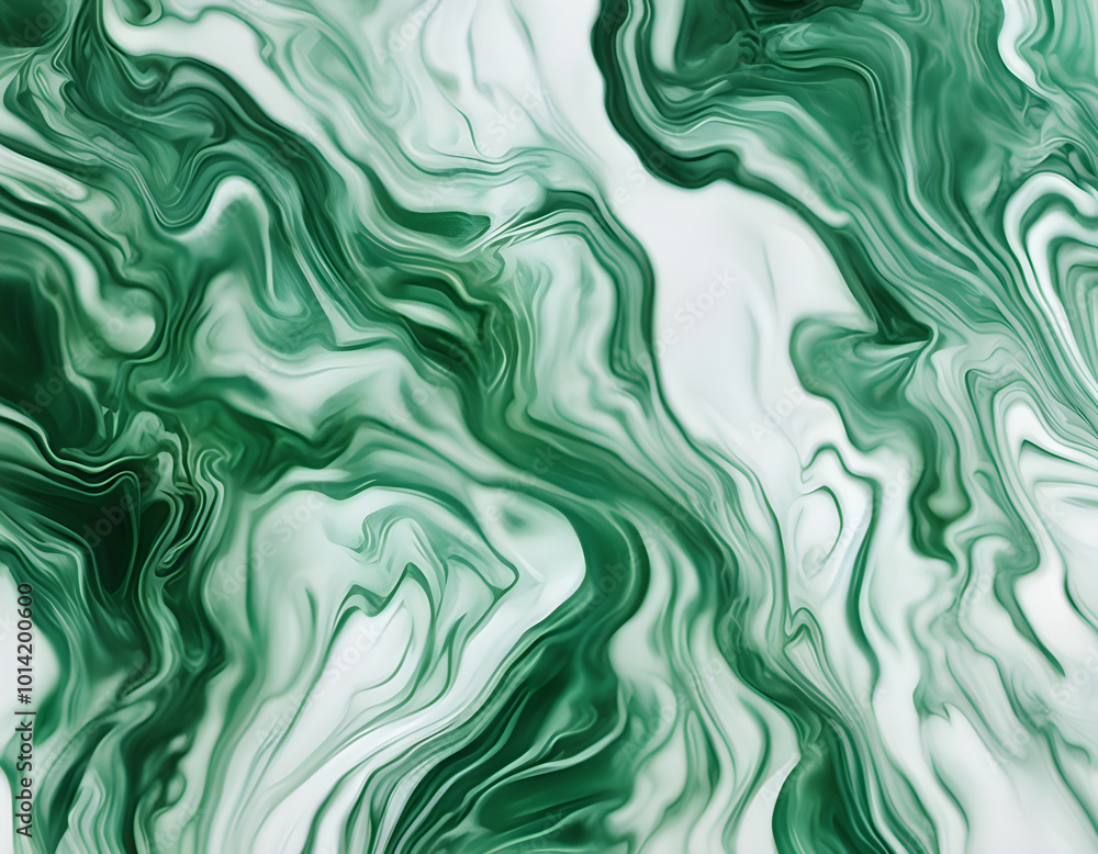 Obraz premium Green and white creative white jade marble background