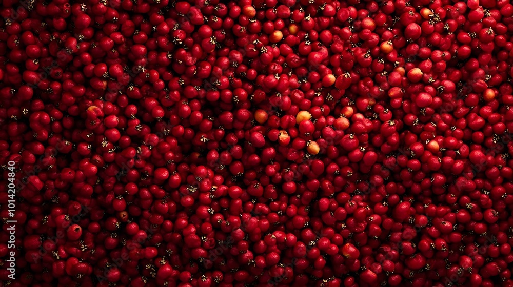 Red Berries Texture Background Seamless Pattern Close up Red Berries Texture Background Seamless Pattern Close up