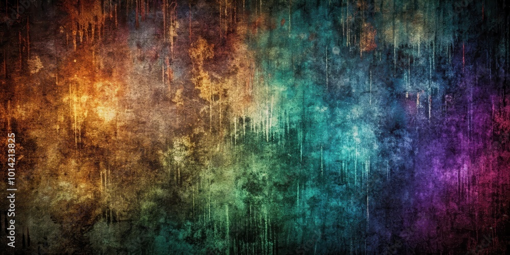 Obraz premium Abstract Grunge Texture with Vertical Stripes and a Gradient of Colors