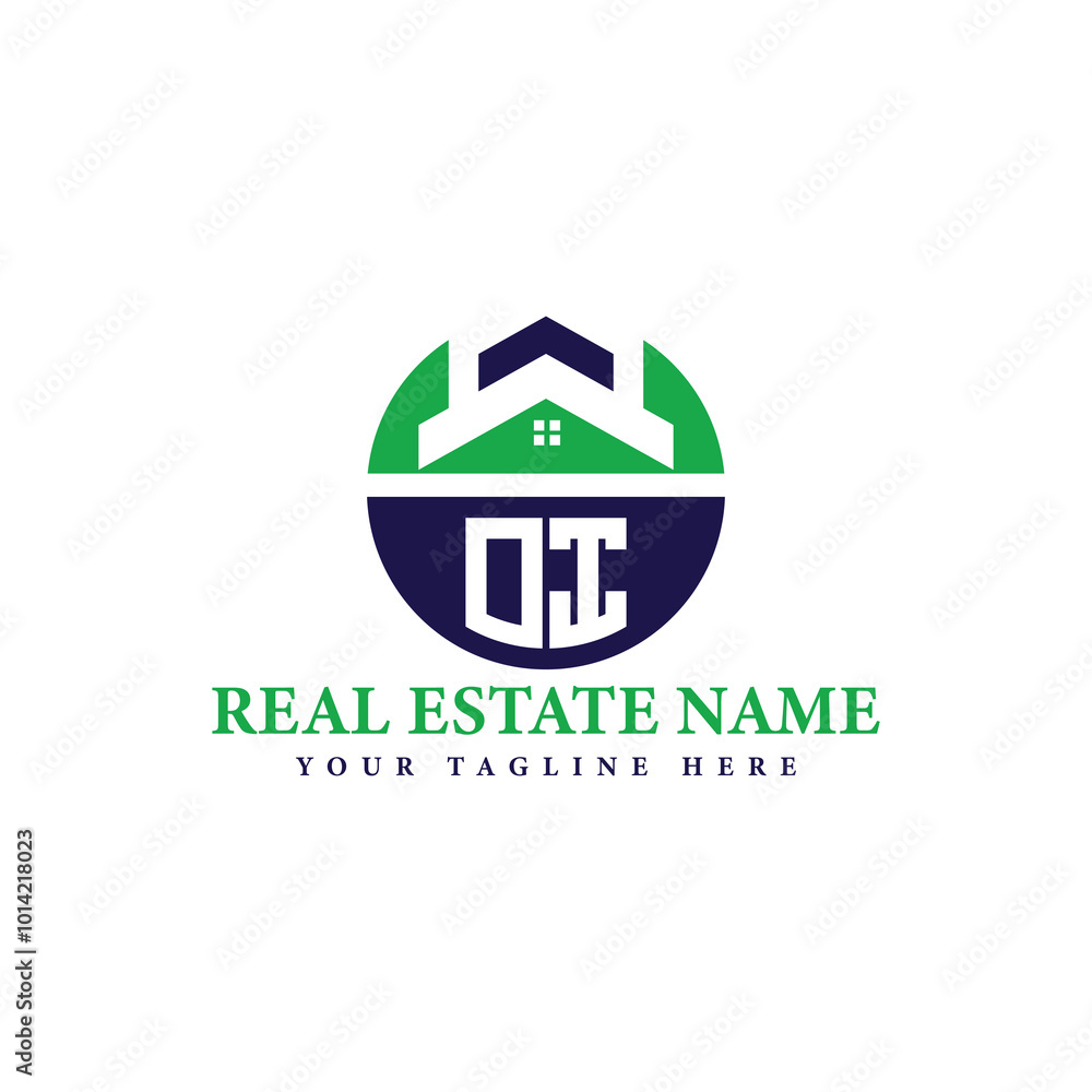 Fototapeta premium Modern Real Estate Logo Design
