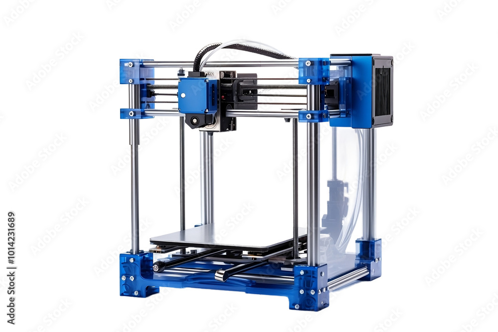 Self-replicating 3D Printer Constructing a New Object Self-replicating 3D Printer Constructing a New Object