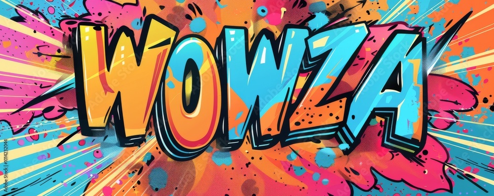 Colorful pop art background with Colorful pop art background with