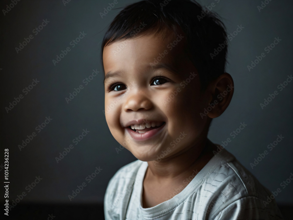 An infant’s smile, a moment of pure joy. An infant’s smile, a moment of pure joy.