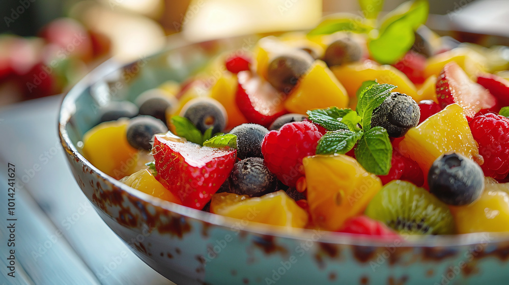 fruit salad in a bowl fruit salad in a bowl
