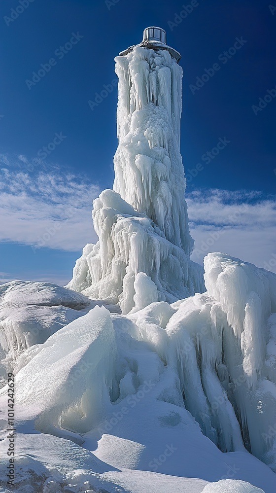 Frozen Lighthouse: A Winter Wonderland Frozen Lighthouse: A Winter Wonderland