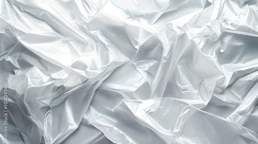 White transparent plastic film wrap texture background White transparent plastic film wrap texture background