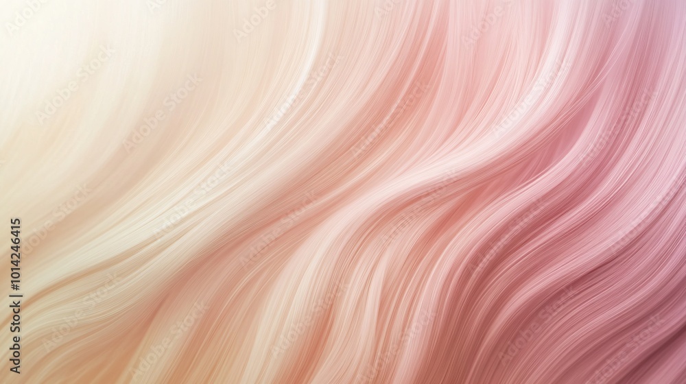 Soft pastel wave pattern, white isolated background Soft pastel wave pattern, white isolated background