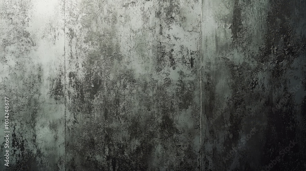 Fototapeta premium A top view of a textured concrete floor with imperfections and subtle cracks, adding a raw, industrial vibe.