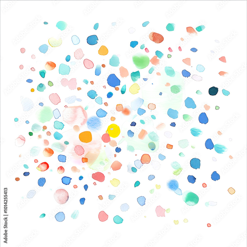 Bright colorful paint splatters Bright colorful paint splatters