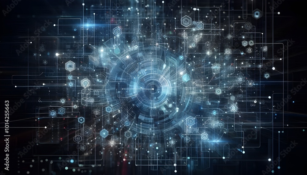 Digital abstract background. Can be used in the description of network abilities, technological processes, digital storages, science, education, etc. Digital abstract background. Can be used in the description of network abilities, technological processes, digital storages, science, education, etc.