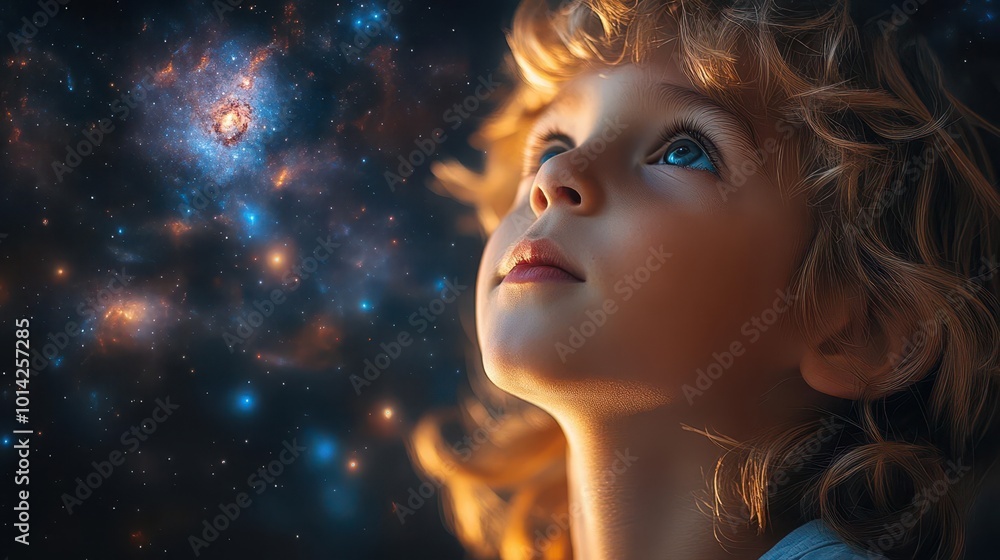a young boy gazing up at the starry night sky wideeyed with wonder studying galaxies and constellations capturing the awe of astronomy and the beauty of the cosmos above him a young boy gazing up at the starry night sky wideeyed with wonder studying galaxies and constellations capturing the awe of astronomy and the beauty of the cosmos above him